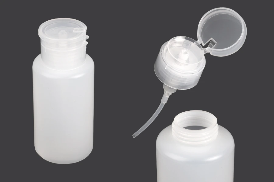 Plastična bočica 200 mL sa pumper dozatorom za aceton - 12 kom Plastična bočica 200 mL sa pumper dozatorom za aceton - 12 kom