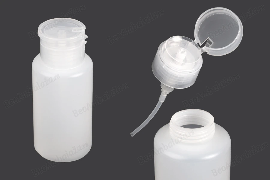 Plastična bočica 200 mL sa pumper dozatorom za aceton - 12 kom-slika_proizvoda