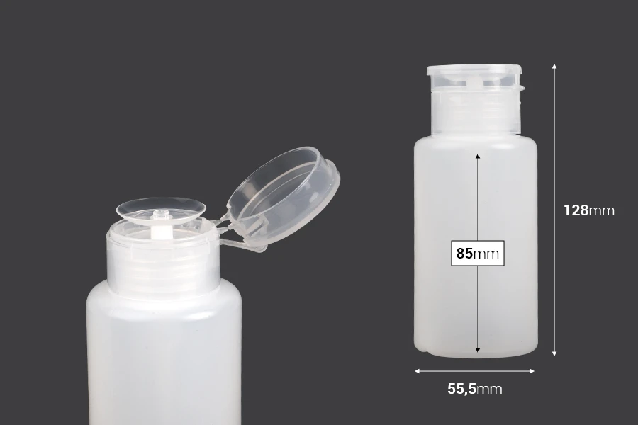 Plastična bočica 200 mL sa pumper dozatorom za aceton - 12 kom Plastična bočica 200 mL sa pumper dozatorom za aceton - 12 kom