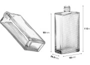 Četvrtasta bočica za parfeme 100mL sa reljefom (18/415) Četvrtasta bočica za parfeme 100mL sa reljefom (18/415)