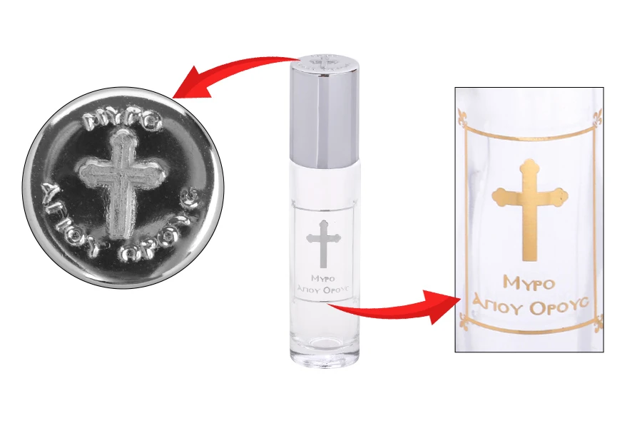 Staklena roll-on bočica 10mL sa staklenom kuglicom, krstom i aluminijumskim zatvaračem - 12 kom-grupa_slika