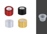 Aluminijumski prsten PP28 sa plastičnim čepom za osveživač prostora Aluminijumski prsten PP28 sa plastičnim čepom za osveživač prostora