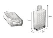 Četvrtasta bočica za parfeme 30mL sa reljefom (18/415) Četvrtasta bočica za parfeme 30mL sa reljefom (18/415)
