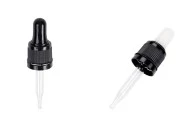 Pipeta od 15mL sa crnim i uskim sigurnosnim zatvaračem i crnom ili providnom gumicom - pojedinačno pakovanje Pipeta od 15mL sa crnim i uskim sigurnosnim zatvaračem i crnom ili providnom gumicom - pojedinačno pakovanje