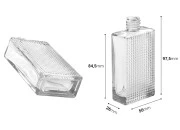 Četvrtasta bočica za parfeme 50mL sa reljefom (18/415)