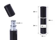 Staklena flašica 5mL sa sprejom za parfem, u aluminijumskoj tubici - 5 kom Staklena flašica 5mL sa sprejom za parfem, u aluminijumskoj tubici - 5 kom-dimenzije_slike