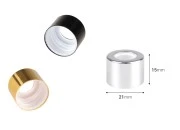 Zatvarač - aluminijumski prsten sa unutrašnjim plastičnim čepom-dimenzije_slike