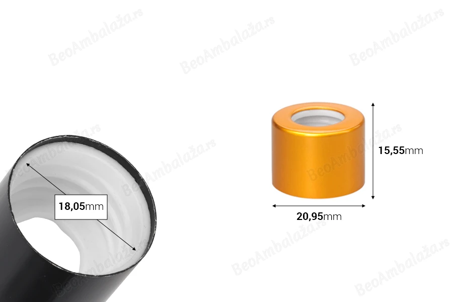 Aluminijumski prsten za pipete od 5 do 100mL, više boja-dimenzije_slike