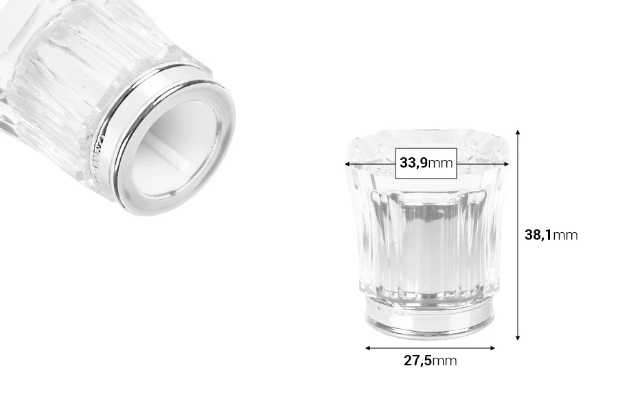 Plastični luksuzni zatvarači crimp Plastični luksuzni zatvarači crimp