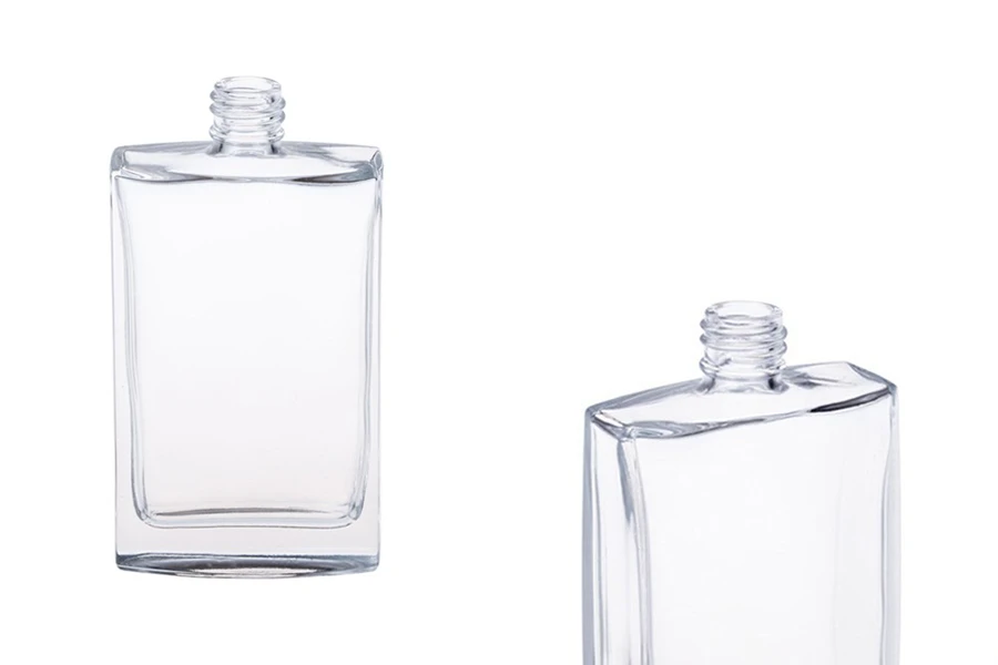 Staklena četvrtasta bočica za parfem 100mL, 18/415