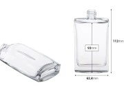 Staklena četvrtasta bočica za parfem 100mL, 18/415