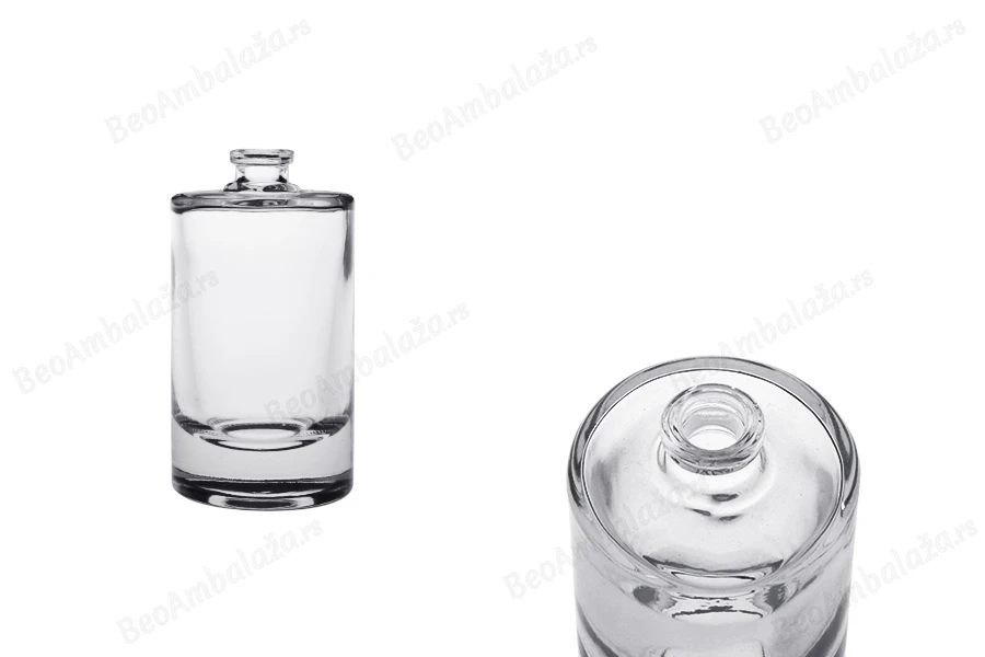 Cilindrična staklena flašica za parfem 50mL sa sigurnosnim Crimp zatvaranjem 15 mm-slika_proizvoda