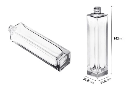 Četvrtasta staklena bočica za parfem 100mL, 18/415-2