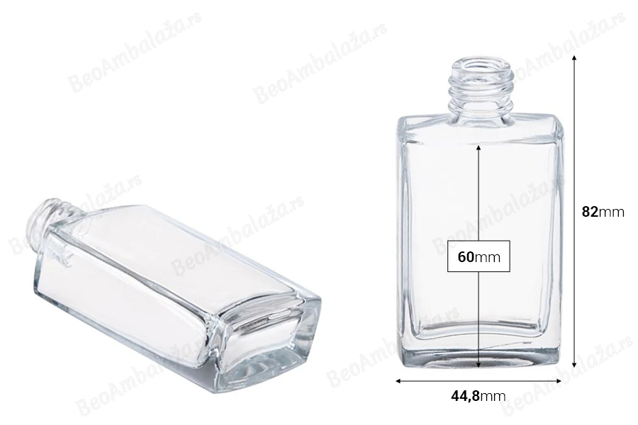 Staklena četvrtasta bočica za parfem 30mL, 18/415-dimenzije_slike