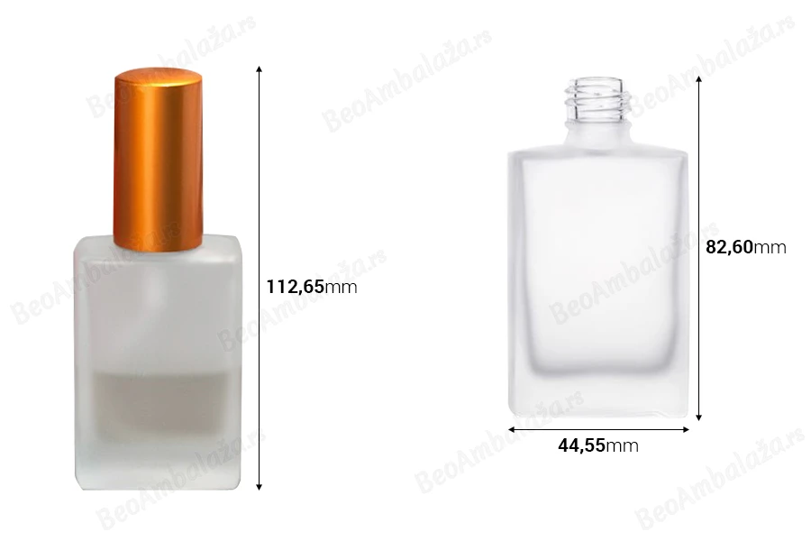 Bočica od peskiranog stakla 30mL, za parfeme 18/415-dimenzije_slike
