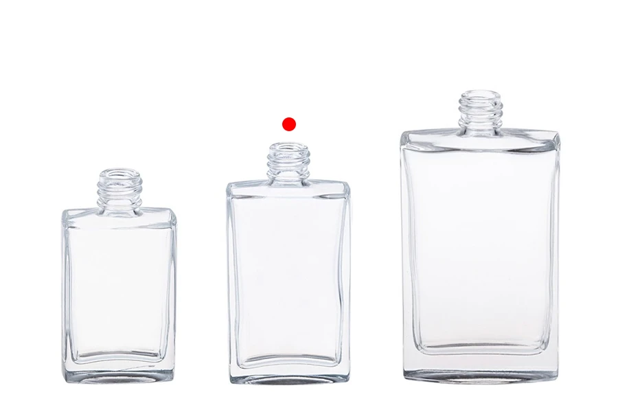 Staklena četvrtasta bočica za parfem 50mL, 18/415