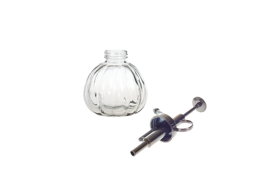 Staklena okrugla boca 250mL sa raspršivačem-dimenzije_slike