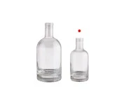 Okrugla staklena flaša 200mL