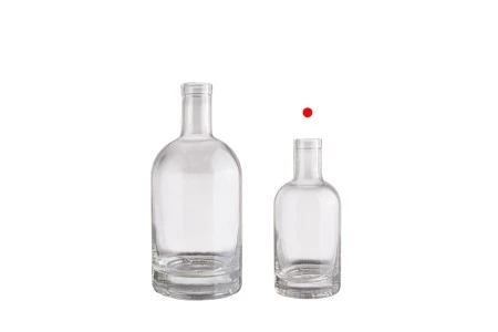 Okrugla staklena flaša 200mL-6