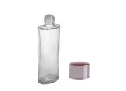 Staklena flašica za losion 100mL, sa roze aluminijumskim zatvaračem Staklena flašica za losion 100mL, sa roze aluminijumskim zatvaračem