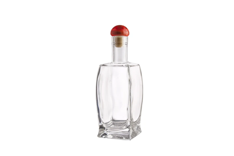 Lepa staklena četvrtasta flaša 500mL, F19 Lepa staklena četvrtasta flaša 500mL, F19