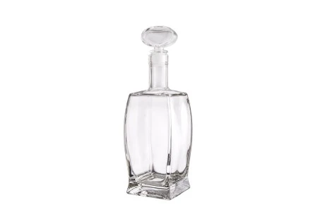 Lepa staklena četvrtasta flaša 500mL, F19-9