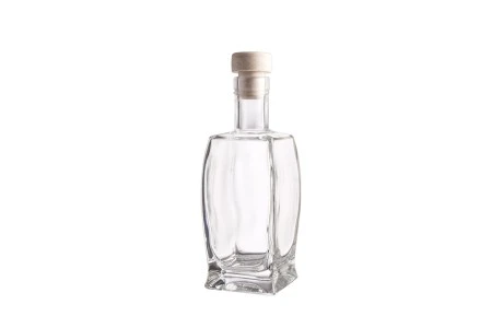 Lepa staklena četvrtasta flaša 500mL, F19-3