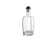 Lepa staklena četvrtasta flaša 500mL, F19 Lepa staklena četvrtasta flaša 500mL, F19