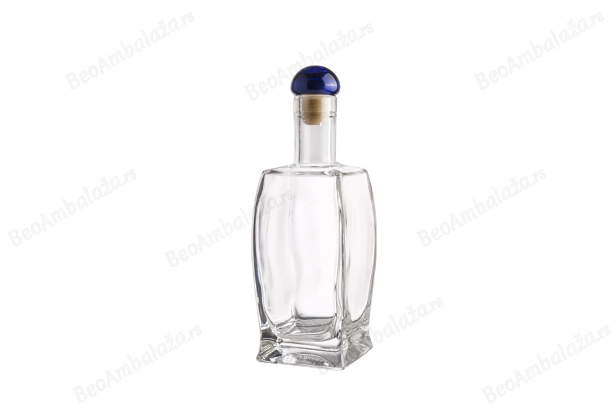 Lepa staklena četvrtasta flaša 500mL, F19-grupa_slika