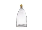 Staklena pljosnata flaša 500mL Staklena pljosnata flaša 500mL
