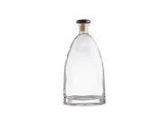 Staklena pljosnata flaša 500mL Staklena pljosnata flaša 500mL
