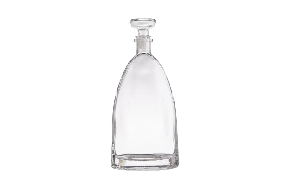 Staklena pljosnata flaša 500mL Staklena pljosnata flaša 500mL