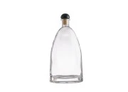Staklena pljosnata flaša 500mL Staklena pljosnata flaša 500mL