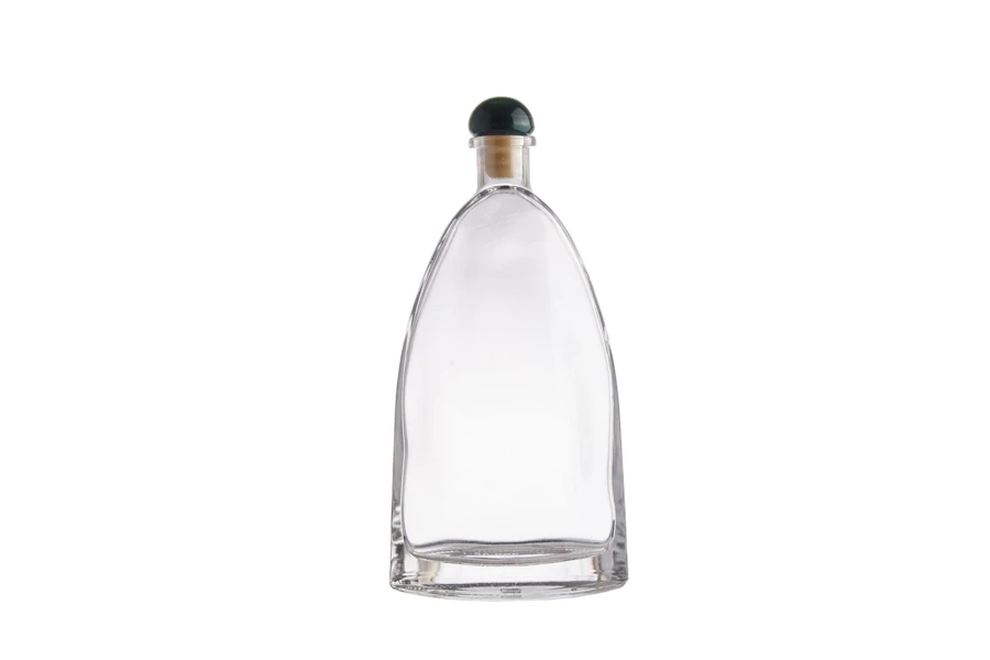 Staklena pljosnata flaša 500mL Staklena pljosnata flaša 500mL