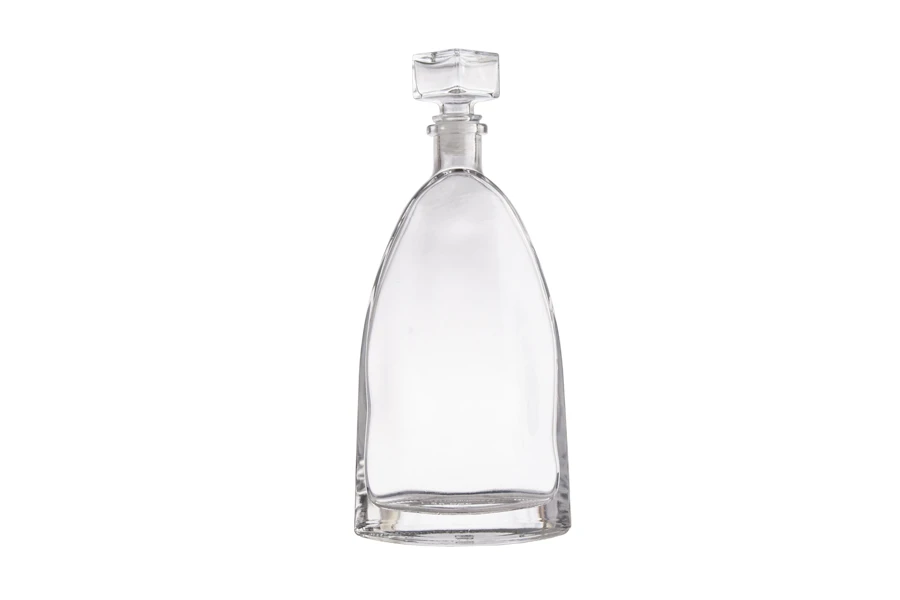 Staklena pljosnata flaša 500mL Staklena pljosnata flaša 500mL