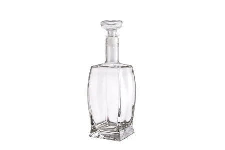 Lepa staklena četvrtasta flaša 500mL, F19-11