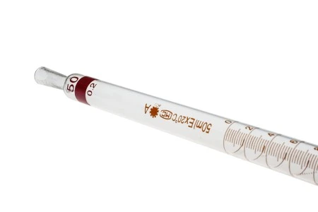 Staklena pimpeta 50 ml sa kapacitetom-1