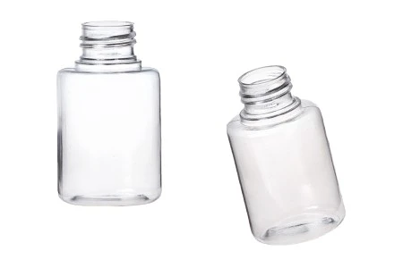 Plastična providna PET flašica 65mL, sa grlom PP 24-1