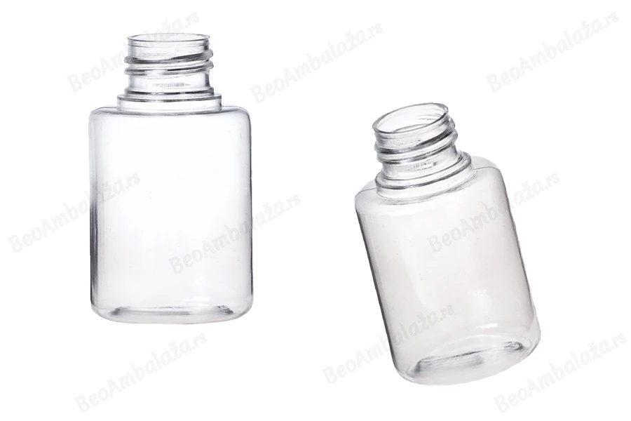 Plastična providna PET flašica 65mL, sa grlom PP 24-slika_proizvoda