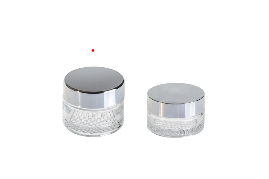 Staklena teglica za kremu 50mL, sa aluminijumskim zatvaračem sa zaptivkom i međupoklopcem Staklena teglica za kremu 50mL, sa aluminijumskim zatvaračem sa zaptivkom i međupoklopcem