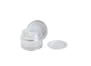 Staklena teglica za kremu 50mL, sa aluminijumskim zatvaračem sa zaptivkom i međupoklopcem Staklena teglica za kremu 50mL, sa aluminijumskim zatvaračem sa zaptivkom i međupoklopcem