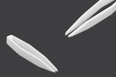 Plastična bela PE pinceta 61mm - 24 kom-slika_proizvoda