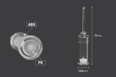 Ampula 2mL za jednokratnu upotrebu - 100 kom-dimenzije_slike