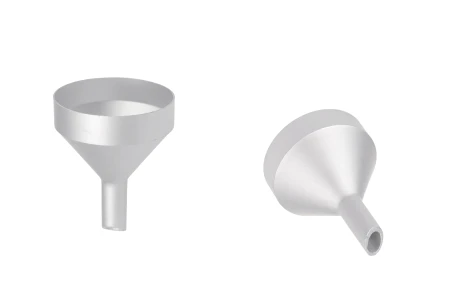 Aluminijumski levak u MAT srebrnoj boji  sa prečnikom  44 mm ( donji deo 10 mm )-slika_proizvoda