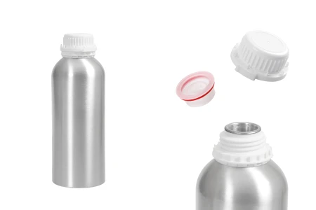 Aluminijumska boca 1000mL, sa plastičnim čepom i navojnim zatvaračem-slika_proizvoda