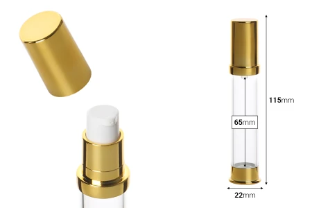Airless akrilna flašica 15mL za kreme - 12 kom-dimenzije_slike