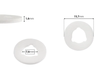 Penasta zaptivka debljine 1,6mm za sprej PP18 - 50 kom-dimenzije_slike