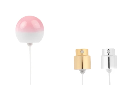 Sprej sa gradijentno roze okruglim (malim) poklopcem za parfemske bočice sa sigurnosnim Crimp zatvaranjem od 15 mm-slika_proizvoda