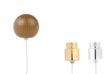 Sprej sa tamnim drvenim okruglim (malim) poklopcem za parfemske bočice sa sigurnosnim Crimp zatvaranjem od 15 mm-slika_proizvoda