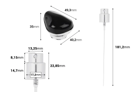 Set - aluminijumski sprej i zeleni okrugli zatvarač (mali) za bočice sa grlom 15/400-dimenzije_slike